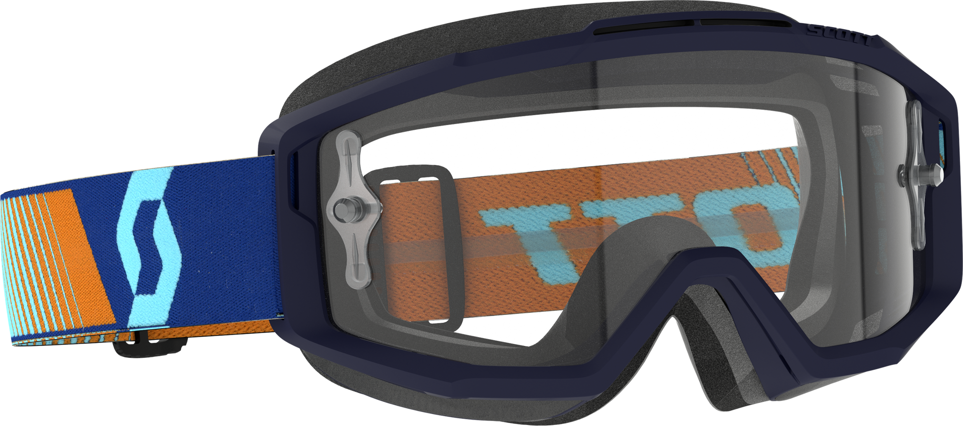 Split Otg Goggle Royal Blue Orange Clear Works