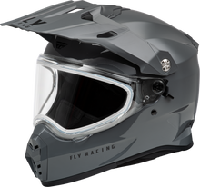 Trekker Cw Solid Helmet Dual Shld Grey Xs