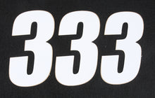 Number 3 White 4" 3/Pk