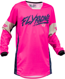 Youth Kinetic Khaos Jersey Pink/Navy/Tan Yx