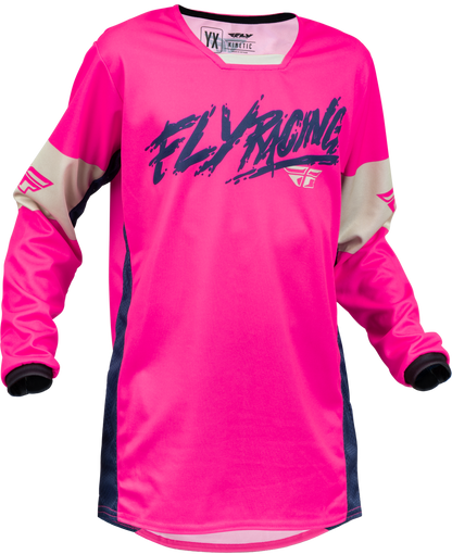 Youth Kinetic Khaos Jersey Pink/Navy/Tan Yx