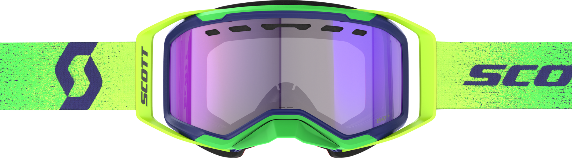 Prospect 2.0 Smb Ls Goggle Mdnt Prp/Sfty Ylw Ls Blue Chrm