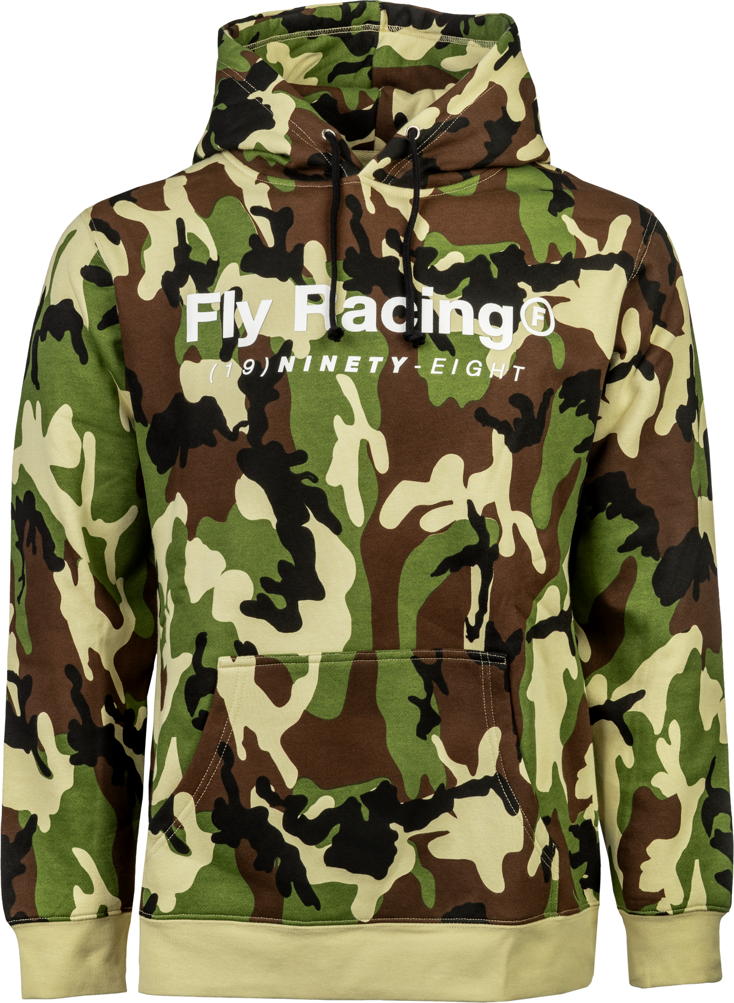 Fly Trademark Hoodie Army Camo Lg