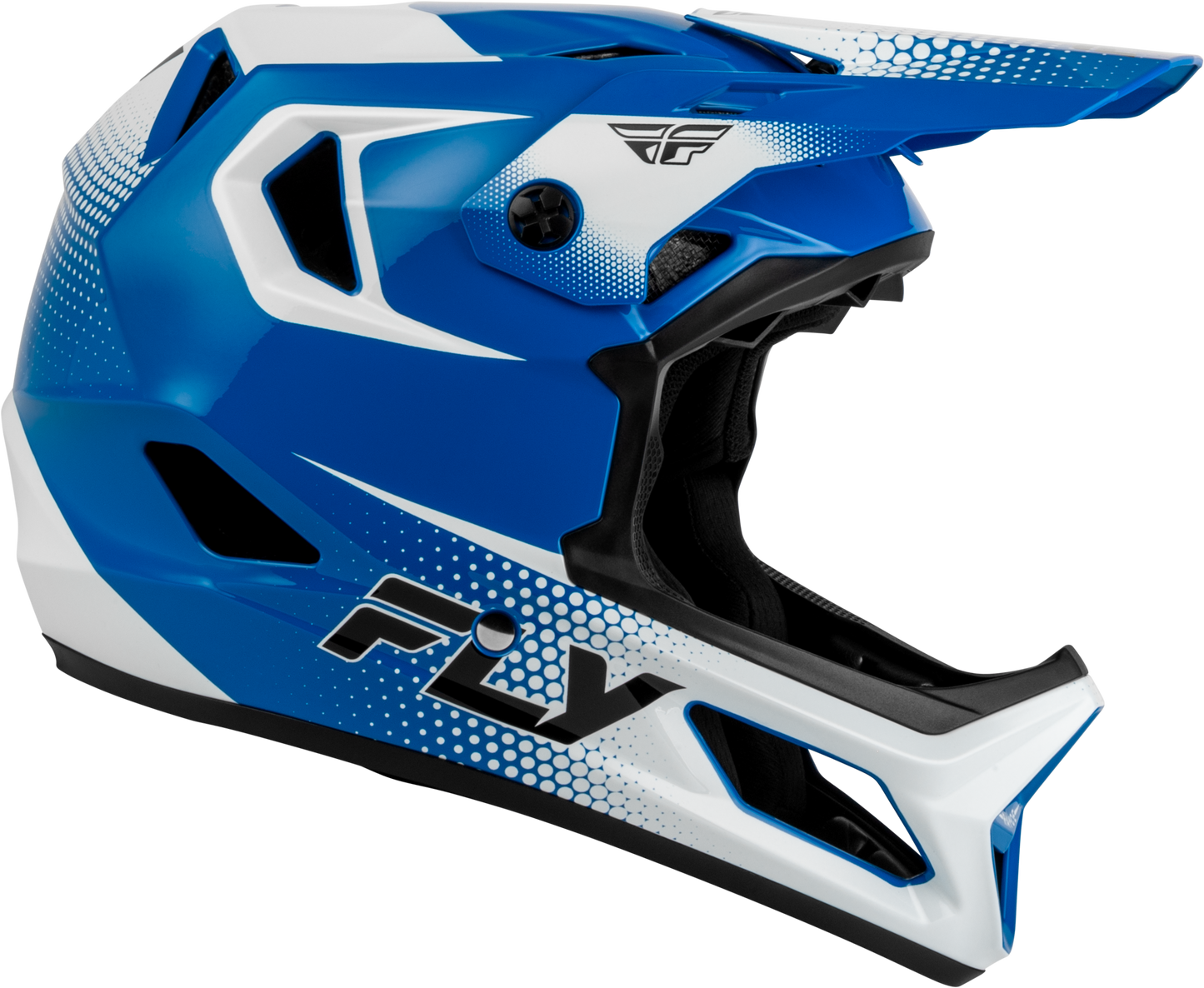 Yth Rayce Sonar Bicycle Hlmt Blue/White/Black Ys