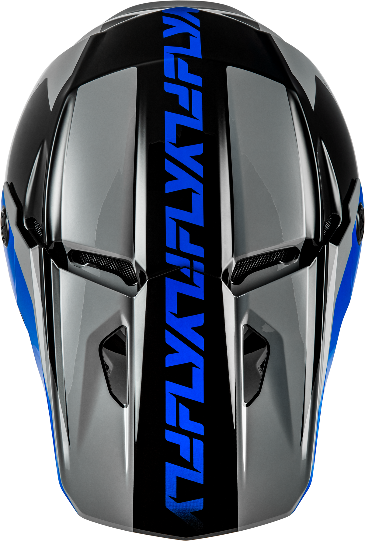 Kinetic Crest Helmet Grey/Black/Blue Md