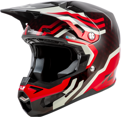 Formula S Carbon Byte Helmet Red Carbon/Red/Grey Xl