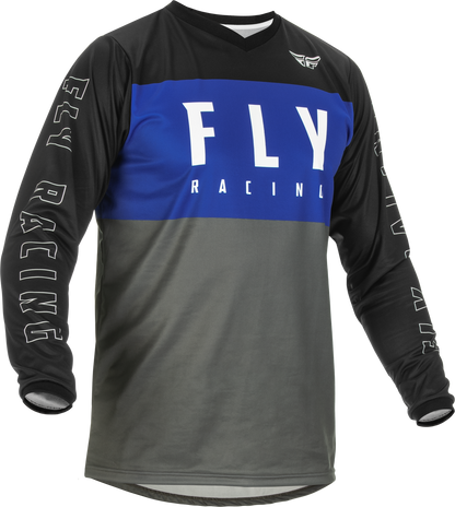 F 16 Jersey Blue/Grey/Black Md