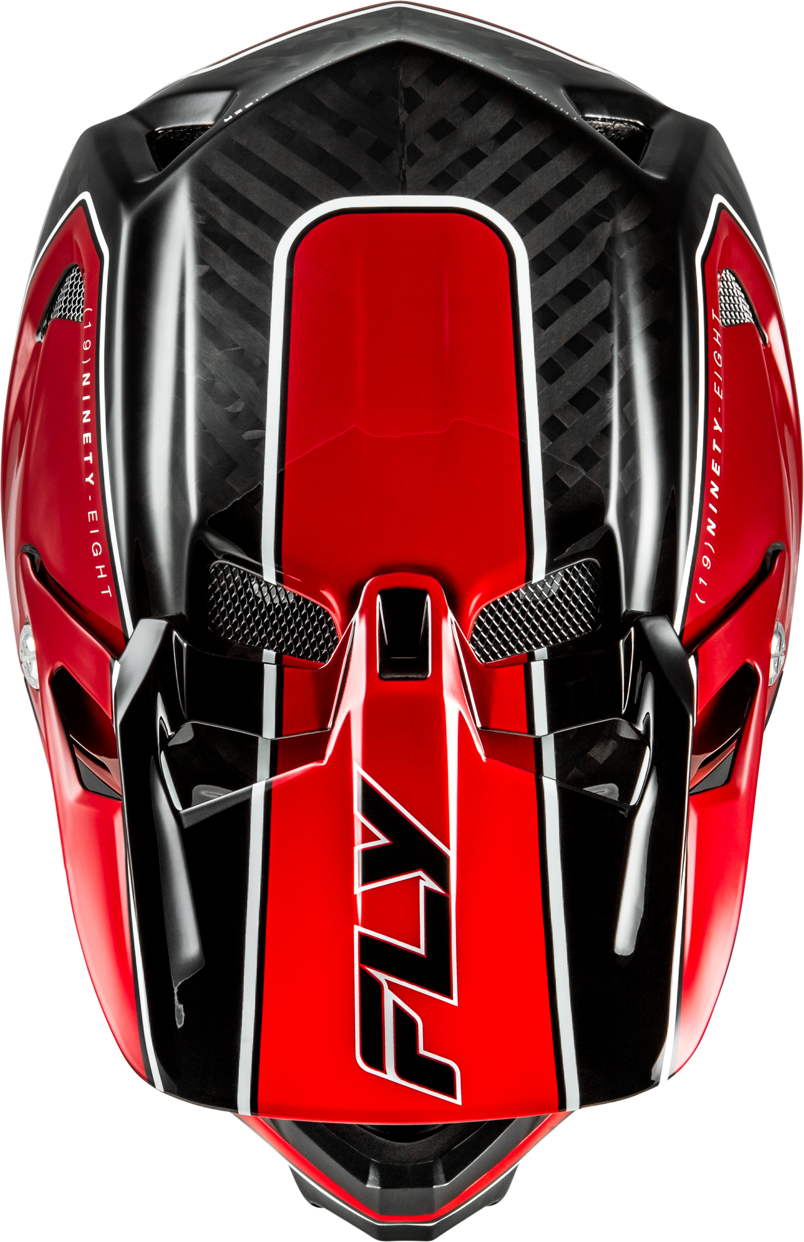 Werx R Flow Carbon Helmet Black Carbon/Red Xl