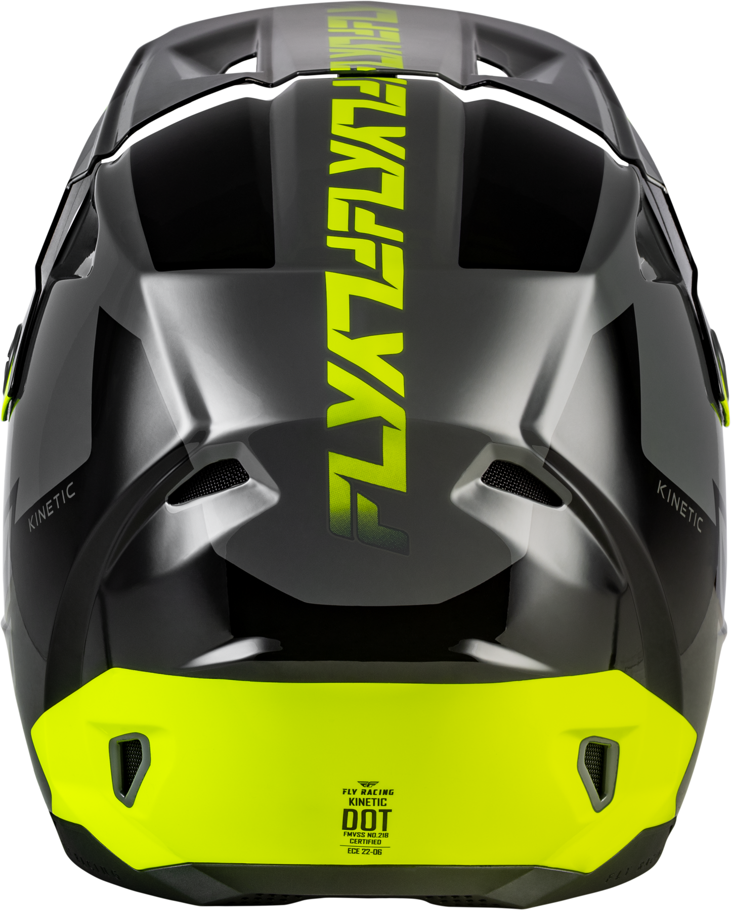 Kinetic Crest Helmet Grey/Black/Hi Vis Sm