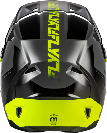 Kinetic Crest Helmet Grey/Black/Hi Vis Md