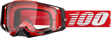 Armega Goggle Red Clear Lens