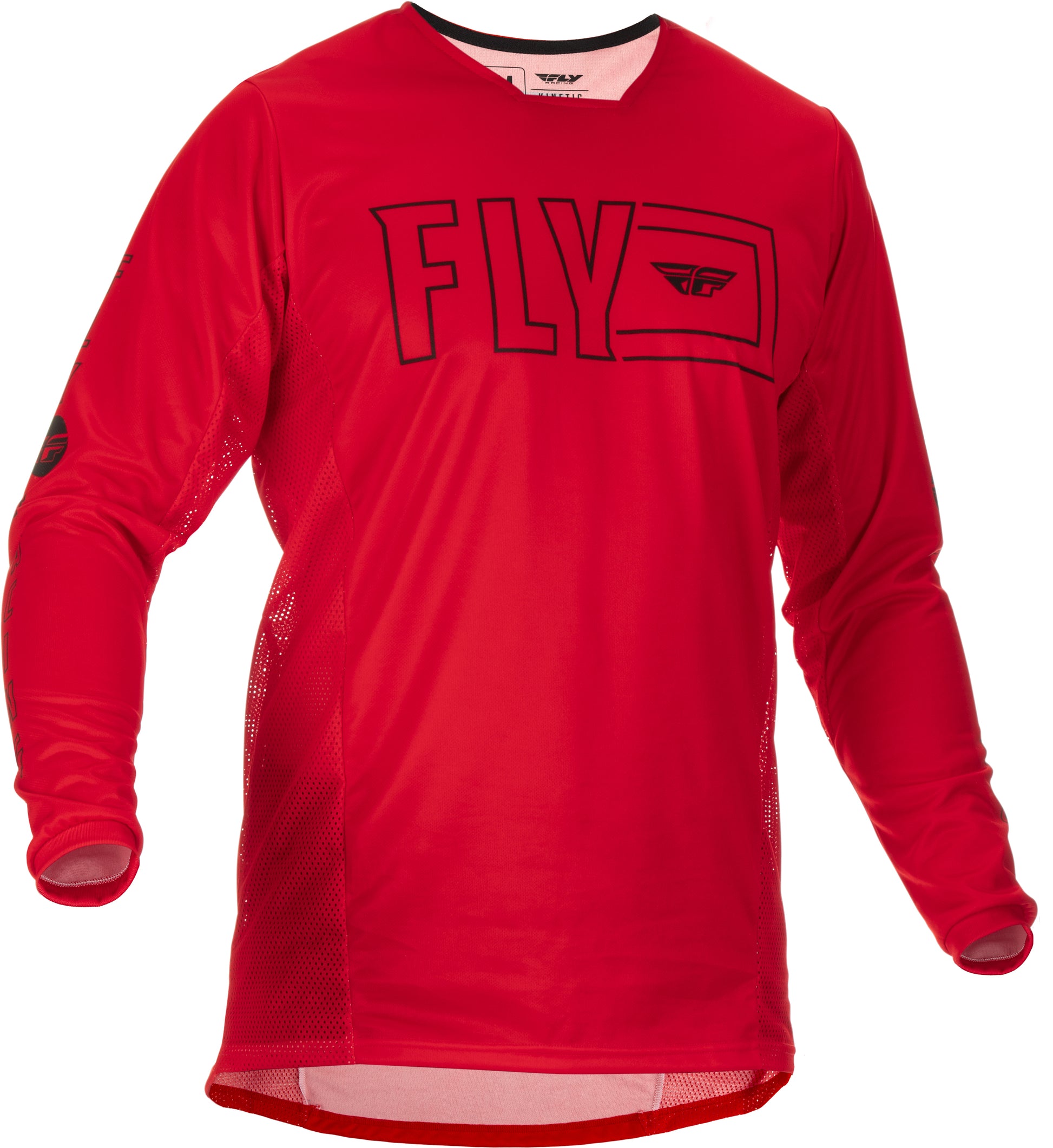 Kinetic Fuel Jersey Red/Black Lg