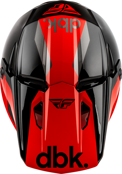 Kinetic Dbk Helmet Black/Red/Grey 2x