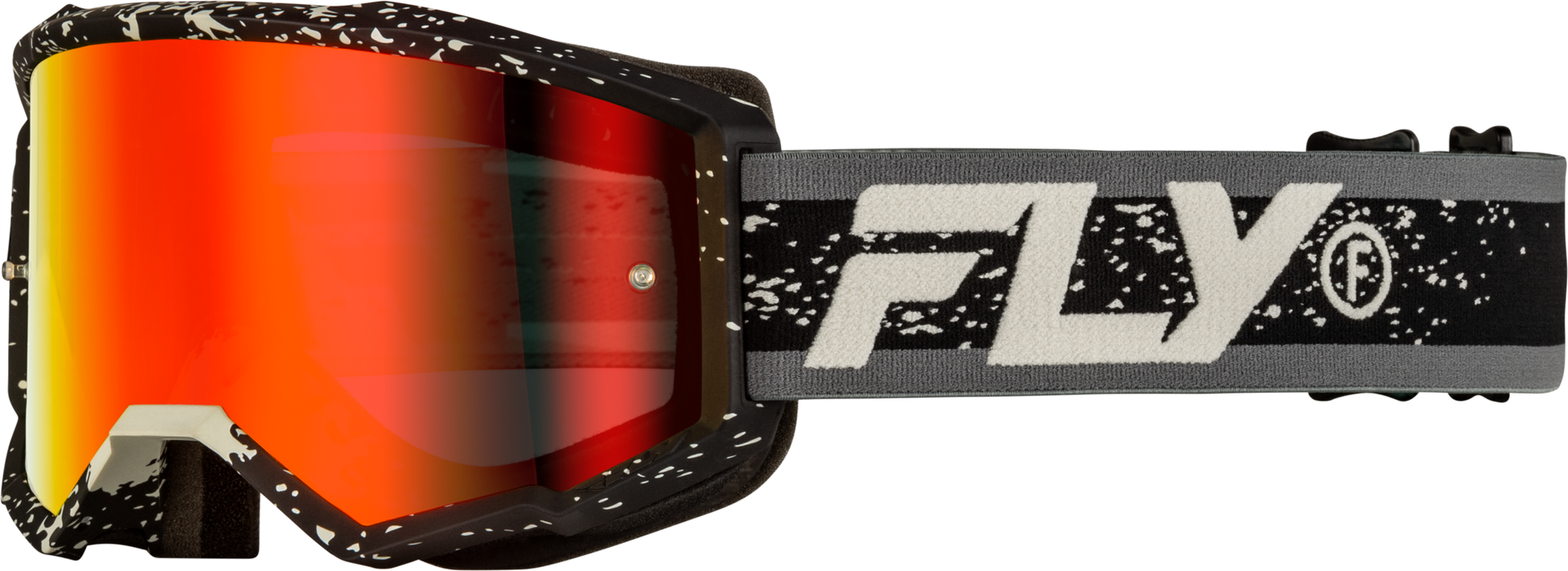 Youth Zone Goggle Black/Grey W/ Red Mirror/Smoke Lens