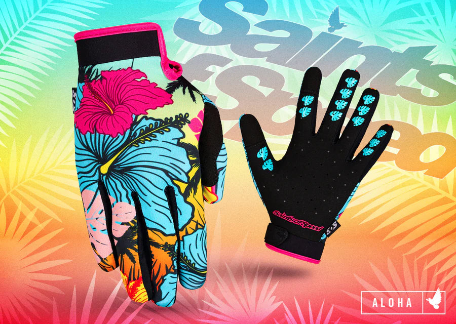 Saints of Speed Aloha Rad Gloves