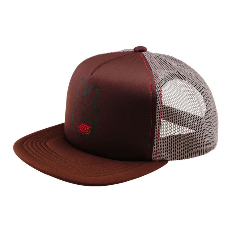 TLD CHOCOLATE TRUCKER SNAPBACK ; PEACE OUT